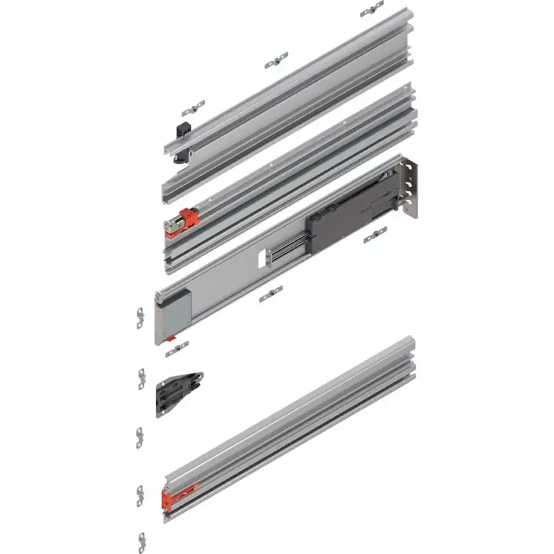 Vásárlói kedvenc BLUM Revego Duo 802P525D.R2 vezetősín zsebhez, 525 mm, jobb