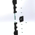 Vásárlói kedvenc StrongLine Ajtó merevítő max. 2250mm fekete