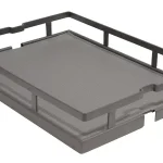 Kihagyhatatlan ajánlat StrongWire élelmiszerszekrény kosár 300 mm sötét szürke