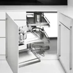 Azonnali szállítás HETTICH 73504 Moving Corner 900x900 mm balos ezüst