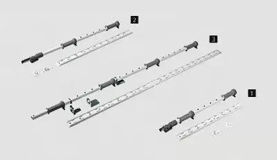 Kedvezményes ár HETTICH 9207599 LeMans II forgó tengely 1265 mm antracit