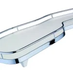 Népszerű KES 235014 LeMans II classic 500mm jobbos - fehér alj/magasító korlát króm