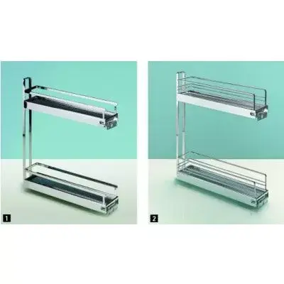 Kedvezmény HETTICH 9207578 front kihuzású Arena Classic 90° fiók, króm