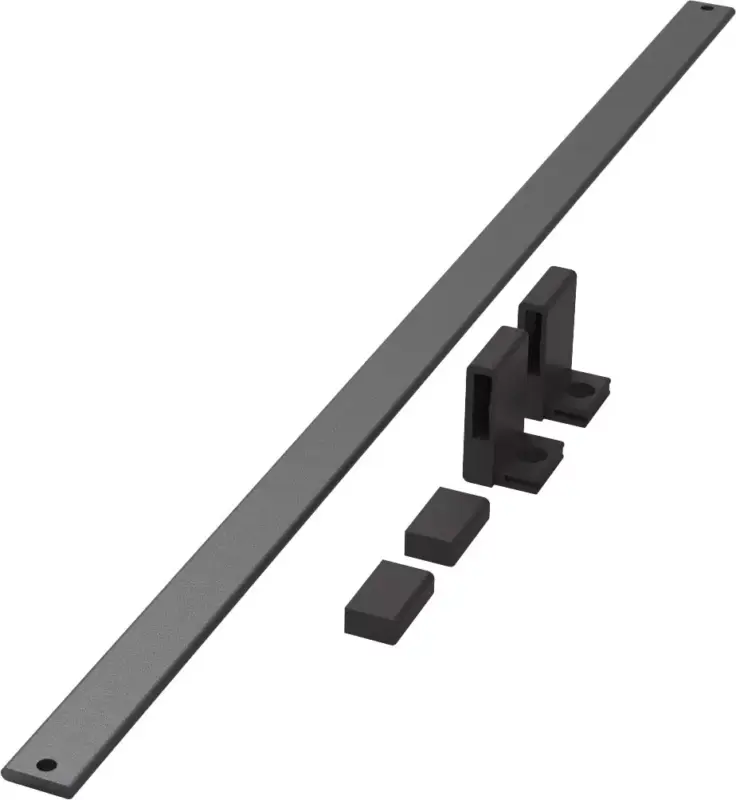 Kiárusítás KES Conero cipőtartó állvány reling, 582mm, fekete