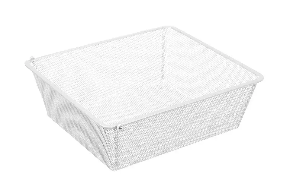 Gyors kiszállítás StrongWire Mesh görgős kosár 736x494x160mm fehér