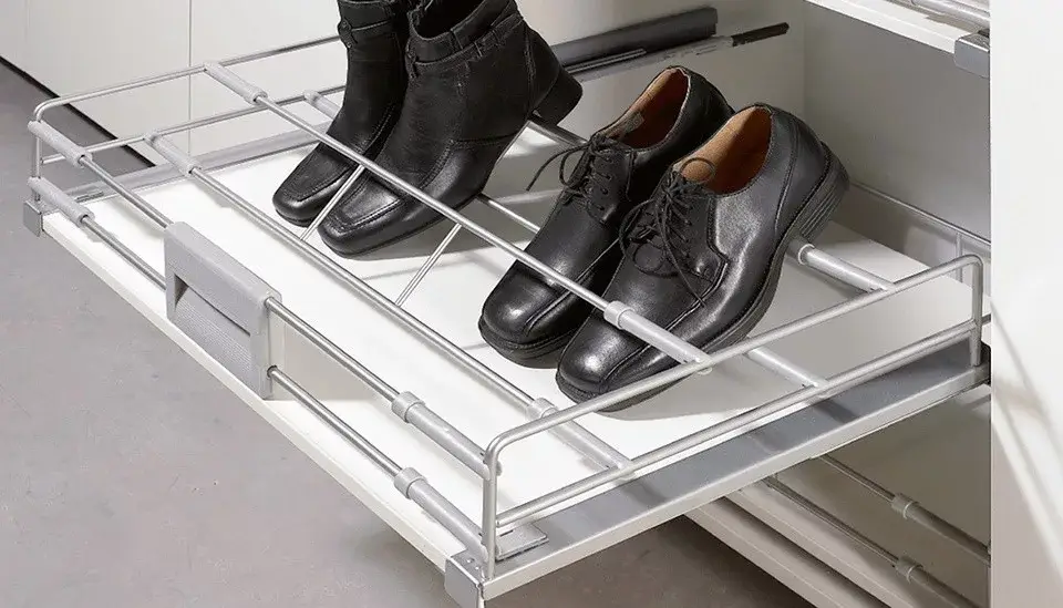 HETTICH 9132958 fióksín Amari 900-1000 mm-es tartókra ezüst Korlátozott ajánlat