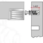 Különleges ajánlat Csap excenterhez polcra TI02 Euro 6x7,5mm