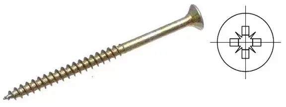 Olcsóbb StrongFix Csavar PZ 4x70/42 süllyesztett fejű cink sárga PZ2, részleges menettel