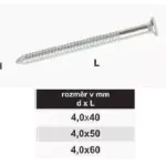 Szuper akció TK-konvex szög 4x40mm cinkezett