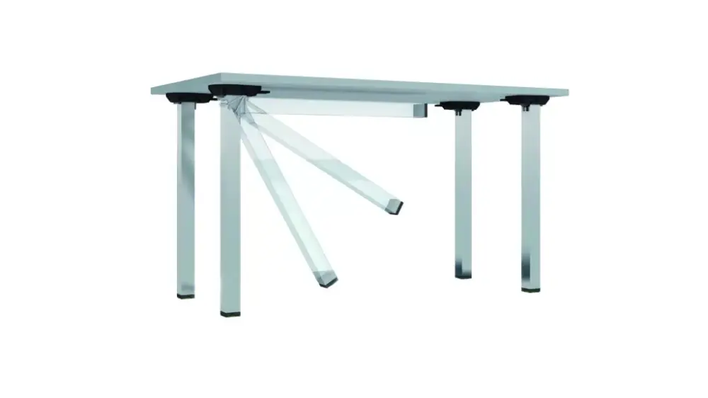 MILADESIGN asztalláb G5 ST606U lehajtható 60 x 60 mm fehér Kedvezményes ár