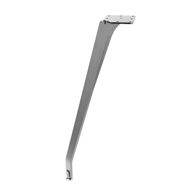 Gyors szállítás MILADESIGN ferde asztalláb, dohányzóasztalhoz Etéro ET N42026 ezüst420mm