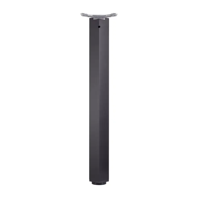 StrongLegs asztal láb TA001, 710R/60x60mm, fekete matt Gyors kiszállítás