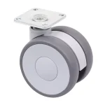 Outlet TENTE Kerék Linea 65 mm, 70 kg, sötétszürke