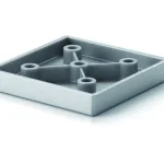 Szuper ajánlat StrongLegs bútor láb FP006, 10mm, szürke RAL 9006