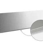 SCILM szokli lábazati takaró előlap 100 mm (4m), csiszolt alumínium Legnépszerűbb