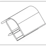 Kedvezményes ár ALAP FLEXI SAROK 90°-135° ALU 100mm