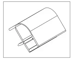 Kedvezményes ár ALAP FLEXI SAROK 90°-135° ALU 100mm