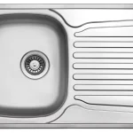 Korlátozott ajánlat StrongSinks S1 Mosogató Nisa szatén rozsdam. acél 780x480 csepegtető,felső szer.