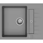 StrongSinks S3 Gránit mosogató Varda 615,615x500mm,csepegt.,,szürke Legkelendőbb