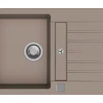 StrongSinks S3 Gránit mosogató Vardar 780,780x500mm,csepegt., ,barna Biztonságos vásárlás