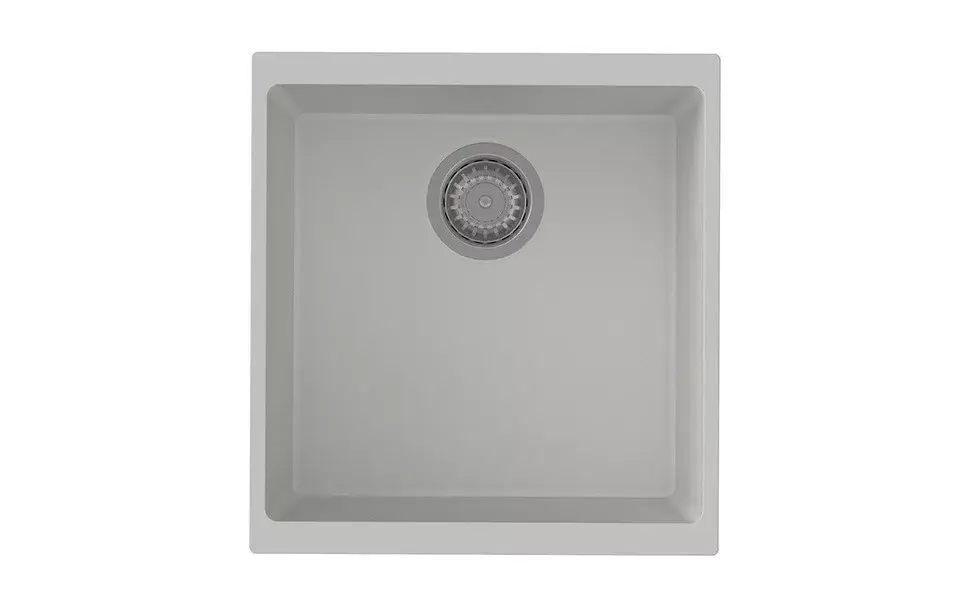 Azonnali szállítás StrongSinks S3 Gránit mosogató Hron 430,430x460mm,csepegtető nélkül,fehér