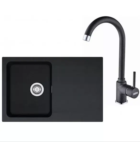 FRANKE Szett T30Č OID 611-78 fekete + FP 9000.071 onix Gyors kiszállítás