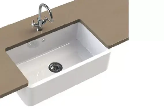 Csak ma BLANCO 525163 mosogató VILLAE Farmhouse Single - kerámia PuraPlus® fehér