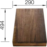 BLANCO 225331 Tartozék vágódeszka dió Axis II Legnépszerűbb