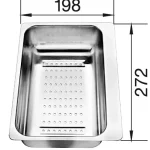 BLANCO 217796 Tartozék tál nemesacél Metra 6 S Népszerű