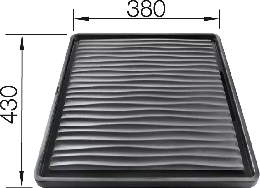 Bestseller BLANCO 230734 Tartozék lecsepegtető lap hullámos mosogatóhoz munkalap alá