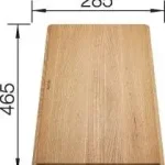 BLANCO 237118 Vágódeszka mosogató FARON XL 6 S kőris fához Outlet