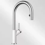 Expressz kézbesítés BLANCO 521368 Csaptelep Carena-s Vario fehér/króm Silgranit-look