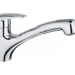 Biztonságos fizetés GROHE Csaptelep konyhába Eurodisc kihúzható zuhany króm 32257001