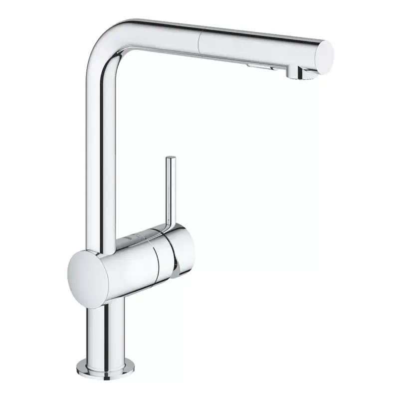 Kihagyhatatlan ajánlat GROHE 30436000 Csaptelep VENTO L-csapcsőkettős kihúzható zuhanyzó króm