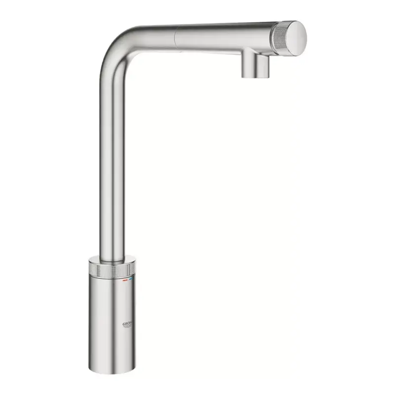 Akció GROHE 30443DC0 Csaptelep VENTO SmartControl L-csapcsőkihúzható supersteel