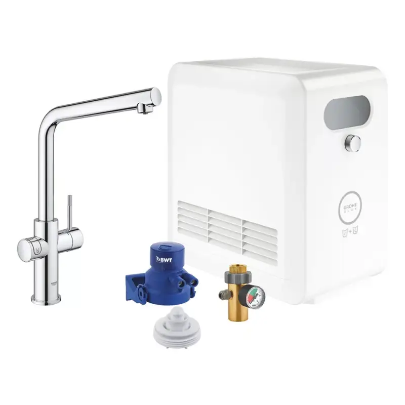 GROHE 31347003 Blue Professional L-leeresztő készlet króm Biztonságos fizetés