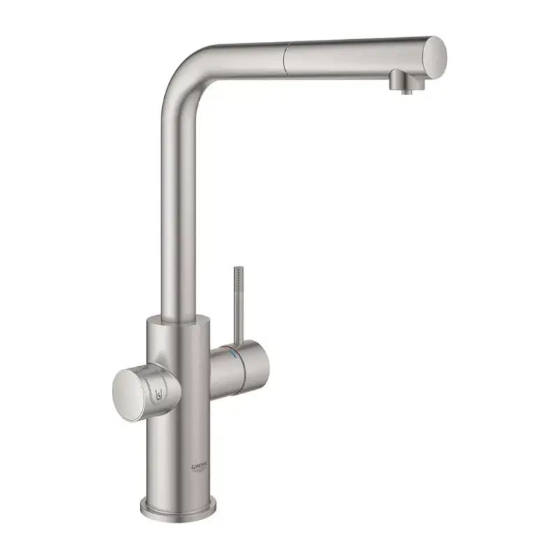 GROHE Blue Home supersteel, kezdőkészlet L alakú kimenettel 31539DC0 zuhanyfejje Különleges ajánlat