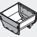 BL ZSI.010SI Tál 88x88mm nemesa. Vedd meg most
