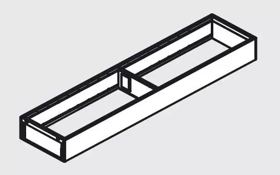 Outlet BL ZC7S450RS2 A-L keret 200/450mm fehér