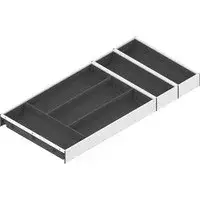 Vedd meg most BLUM ZC7S650BS3 evőeszköztartó 650mm, fehér/szürke
