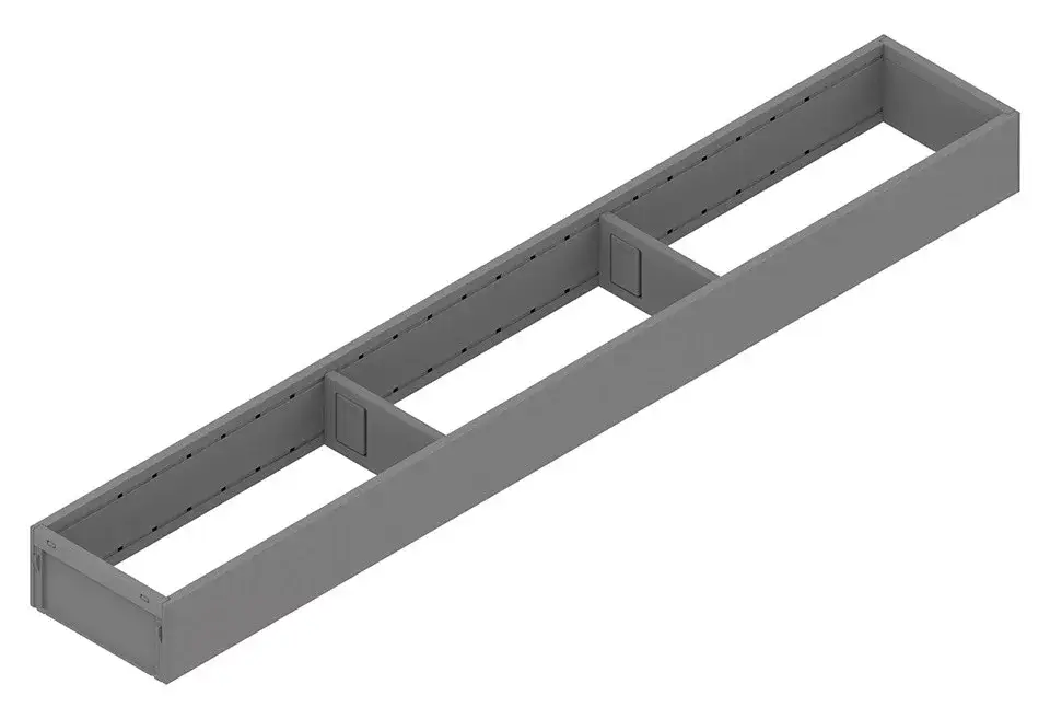 Kedvezmény BLUM ZC7S650RS1 Ambia-line kerethez LBX/MVX, NL=650/100 indium szürke IG-M