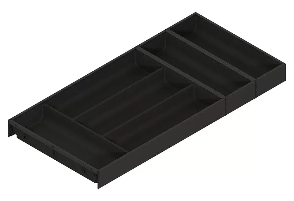 Azonnali szállítás BLUM ZC7S650BS3 Ambia-line evőeszközös fiók LBX/MVX, NL=650/300 szén fekete CS-M