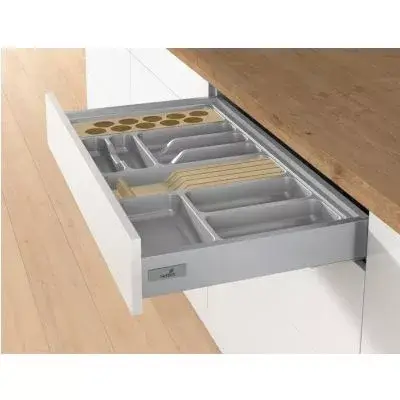 Biztonságos fizetés HETTICH 9202814 OrgaTray 480, 400/470 mm ezüst