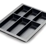 Evőeszköztartó Classico Kristall softTouch 45 (372 x 474 mm) fekete Expressz szállítás