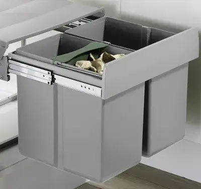 Prémium HETTICH 9079926 Bin.it Space 2x15l szemeteskosár