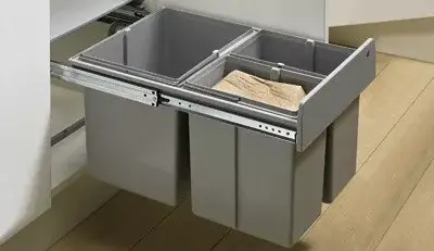 Legkelendőbb HETTICH 9132346 szemeteskosár Bin.it Trio 400 mm