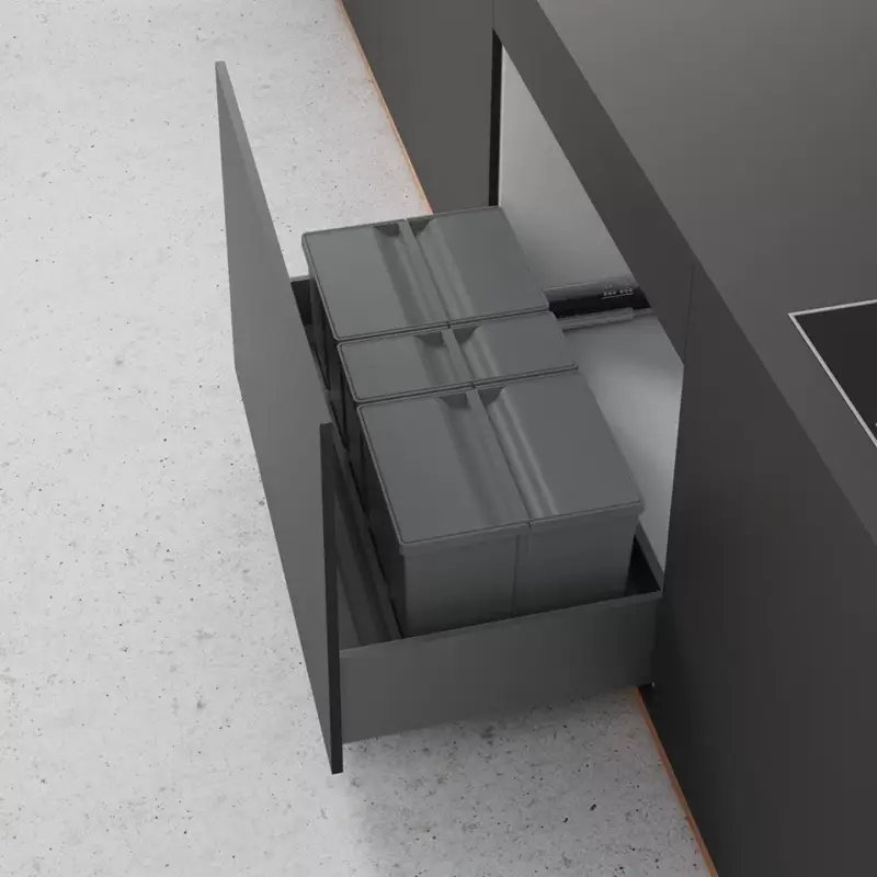 Csak ma HETTICH 9220395 Bin.it Prime KB900/NL420-500/1x11L+2x26L