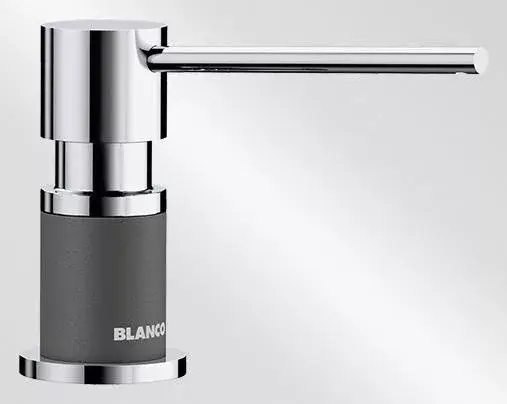 Expressz kézbesítés BLANCO 525817 LATO mosószer adagoló LATO silgranite szürke kőzet/króm