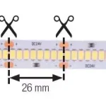 StrongLumio LED szalag, 26W/m 24V, 304 LED/m, meleg fehér Biztonságos vásárlás