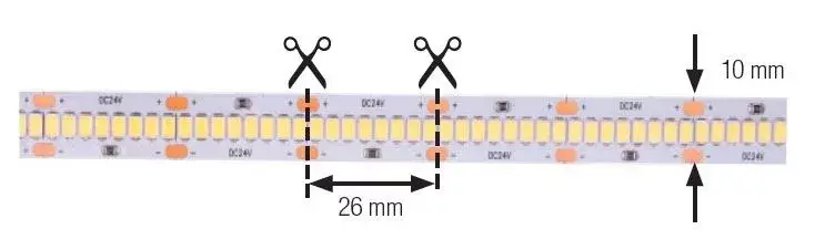 StrongLumio LED szalag, 26W/m 24V, 304 LED/m, meleg fehér Biztonságos vásárlás